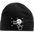 Personalised Embroidered Recycled Fleece Pull on Beanie B244R Personalised Embroidered Recycled Fleece Pull on Beanie B244R
