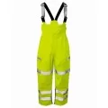 HI Vis Yellow Waterproof Bib & Brace Salopettes P521 HI Vis Yellow Waterproof Bib & Brace Salopettes P521