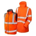 3-in-1 Unpadded Waterproof Coat with Bodywarmer A04/BW01