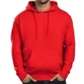 Eco Hoodie Uneek GR51 Red Product Image.