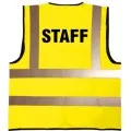 Staff Printed Hi Vis Vest