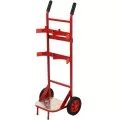 Double Fire Extinguisher Trolley