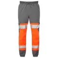 Orange & Grey Hi Vis Leo Ecoviz Hawkridge Jog Trouser JT01