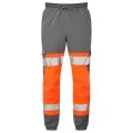 Orange & Grey Hi Vis Leo Ecoviz Hawkridge Jog Trouser JT01