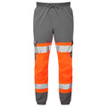 Orange & Grey Hi Vis Leo Ecoviz Hawkridge Jog Trouser JT01