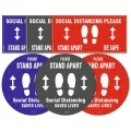 Social Distancing Floor Sticker 300mm