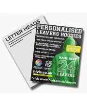 Custom Printed Poster Flyers & Letterheads