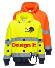 Personalised HI Vis Hoodies
