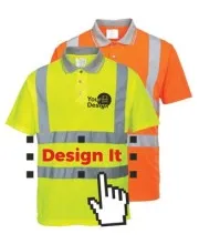 Personalised Hi Vis Polo Shirts