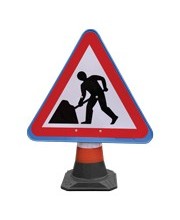 Traffic Cone Road Signs