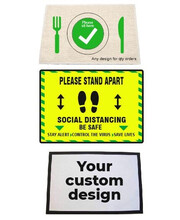Social Distancing Floor and Table Mats