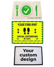 Social Distancing Floor and Table Mats