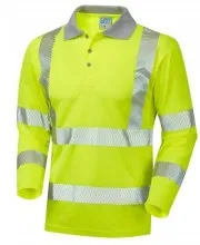 Hi Vis Long Sleeved Polo Shirts