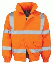 Orange HI Vis Bomber Jackets on Sale