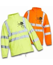 Custom HI Vis Fleece Jackets