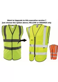 Upgrade your hi vis vest to an executive hi vis!
