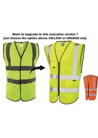Upgrade your hi vis vest to an executive hi vis!
