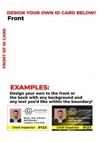 Custom Printed Plastic Access ID Cards