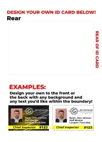 Custom Printed Plastic Access ID Cards