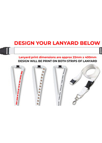 Custom Printed Lanyard With Clip