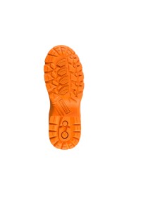 Buckbootz Black and Orange Hi Vis Wellington BBZ8000