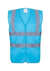 Sapphire Blue hi vis vest HVW100 yoko