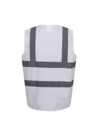 White Hi Vis vest Regatta TRS198