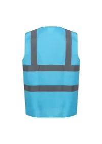 Sky Blue Hi Vis vest Regatta TRS198