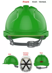 JSP Evo3 Safety Helmet - Slip Ratchet