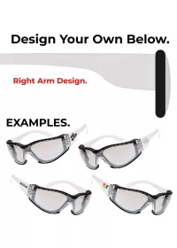 Mirror Custom Printed Safety Glasses PS32 Designer.
