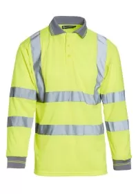 Hi Vis Polo Shirt Long Sleeves