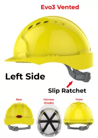 JSP Evo3 Safety Helmet - Slip Ratchet