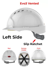 JSP Evo3 Safety Helmet - Slip Ratchet