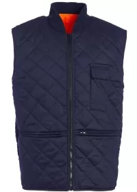 Orange Hi Vis Reversible Bodywarmer Blackrock 80006 Reversed Front