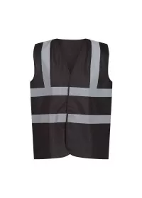 Black Hi Vis vest Regatta TRS198