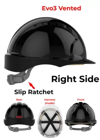 JSP Evo3 Safety Helmet - Slip Ratchet