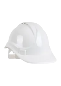 White Safety Helmet Vented Blackrock 7000