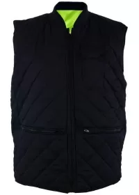 Yellow Hi Vis Reversible Bodywarmer Blackrock 80005 Reversed