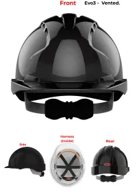 JSP Evo 3 Personalised Safety Helmet - Wheel Ratchet
