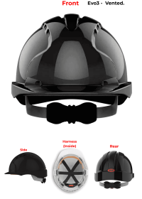 JSP Evo 3 Personalised Safety Helmet - Wheel Ratchet