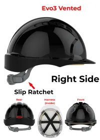 JSP Evo3 Safety Helmet - Slip Ratchet