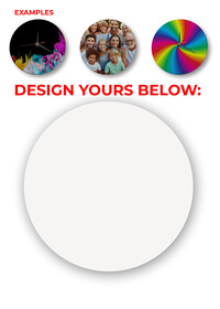 Personalised Toughened Glass Clock 20cm