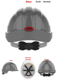 JSP Evo 3 Personalised Safety Helmet - Wheel Ratchet