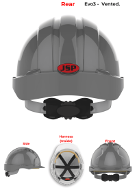 JSP Evo 3 Personalised Safety Helmet - Wheel Ratchet