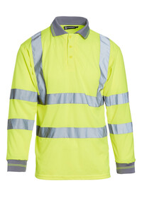Hi Vis Polo Shirt Long Sleeves