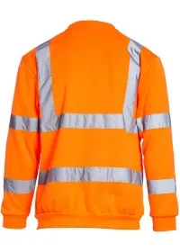 Hi Vis Sweatshirt Blackrock 80900/81000 Orange Rear
