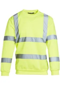 Hi Vis Sweatshirt Blackrock 80900/81000 Yellow Front