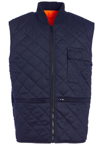 Orange Hi Vis Reversible Bodywarmer Blackrock 80006 Reversed Front