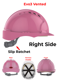 JSP Evo3 Safety Helmet - Slip Ratchet