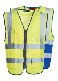 Premium Hi Vis Vest with Pockets Blackrock